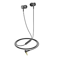 Auriculares de cable TPE de alta calidad Havit E303P, c/micrófono c/Negro