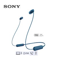 Audifonos Bluetooth Sony Wireless WI C100 Bateria 25hrs ipx4 azul