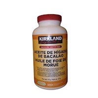 Complejo de aceite de hígado de bacalao Kirkland con EPAy DHA añadido - 200 caps