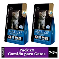 Pack x2 Comida Gatitos Matisse Filhotes 1 a 12 meses 7.5 kg