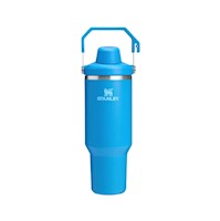 Tumbler Vaso de acero inoxidable Stanley IceFlow Flip straw 40 oz - Azure