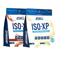 Pack X2 Proteínas Applied Nutrition ISO-XP 1kg Sabor Vainilla y Chocolate