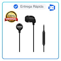 Audífono con micrófono Philips In-Ear TAE2146BK USB-C Black