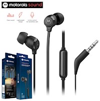 Audífonos Motorola Earbuds 3-S In ear HD con micrófono c/negro