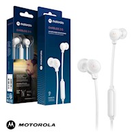 Audífonos Motorola IN EAR Wired C-Micro Earbuds 3-S - Blanco