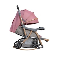 C312 COCHE CUNA GENOVA 2G PINK/GOLD