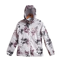 Casaca Cortaviento con Capucha para Mujer New Balance Flores