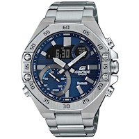 Reloj Casio Edifice ECB-10D-2A Bluetooth Luz Led Digital Analogico Dial Azul