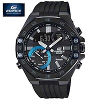 Reloj Casio Edifice ECB-10PB-1A Bluetooth Luz Led Digital Analogico Correa Resina Negro