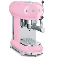 Maquina de espresso 50s style color rosado