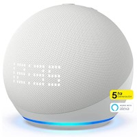 Amazon Alexa Echo Dot con Reloj 5 Generación Parlante Blanco