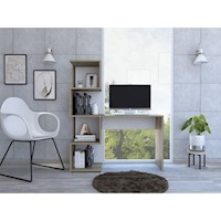 ESCRITORIO BIBLOTECA DANIS 4 NIVELES - DUNA / BLANCO | TUHOME