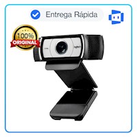 Cámara webLogitech B2B C925E Black Full HD