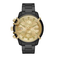 Reloj para Hombre Diesel Griffed con cronógrafo DZ4525 - Negro con dorado