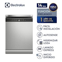 Lavavajillas Electrolux Acero Inoxidable con Función Higienizar EHFE14T2MSBUS