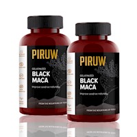 Pack Piruw Maca Negra Piruw 100 Cápsulas X2