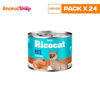 Ricocat Pate Esterilizados 180Gr X24 Un