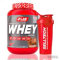 Proteína Lab Nutrition Premium Whey 5.5 Lb Chocolate +Shaker