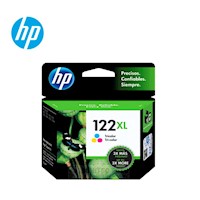 Cartucho de Tinta HP 122XL Tricolor 6 ml Alto rendimiento Original CH564HL para DeskJet e Ink Advantage