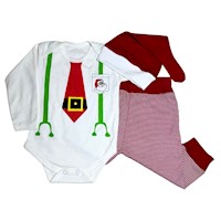 Conjunto navidad bebé Papá Noel Talla 1