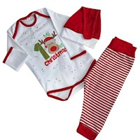 Conjunto Navidad Bebé my Christmas Renito talla 1