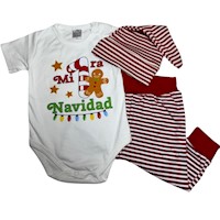 Conjunto navidad bebé Mi Primera Navidad Talla 2