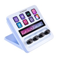 ElGato - Stream Deck+ Plus 8 Teclas LCD Personalizables - Blanco