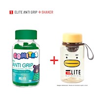 GOMITAS PARA NIÑOS  ELITE NUTRITION KIDS - ELITE ANTI GRIP + SHAKER