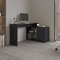 ESCRITORIO EN L 1 PUERTA AXIS 71,0X125,0X90,0 CM | TUHOME