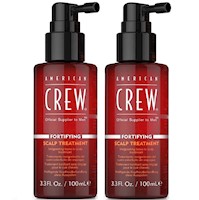 Dúo Loción Capilar Fortifying Scalp Treatment American Crew Men 100ml