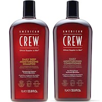 Shampoo Hidratante 1000ml + Acondicionador 1000ml American Crew Men