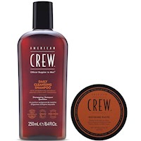 Daily Shampoo 250ml + Cera Mate Defining Paste 85gr American Crew Men