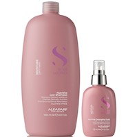 Shampoo Nutritivo Sin Sal 1000ml+ Spray Desenredante Alfaparf Moisture