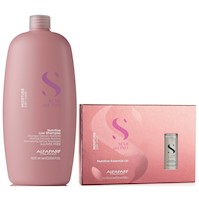 Shampoo Nutritivo 1000ml + Ampollas Alfaparf Moisture