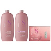 Shampoo Nutritivo 1000ml + Acondicionador + Ampollas Alfaparf Moisture