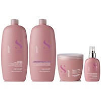 Shampoo 1000ml + Acondicionador + Mascarilla + Spray Alfaparf Moisture