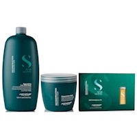 Shampoo 1000ml + Mascarilla + Ampollas SOS Alfaparf Reconstruction