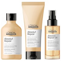 Shampoo 300ml + Acondicionador + Sérum LOreal Absolut Repair