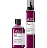 Shampoo Hidratante 300ml + Mousse Rizos y Ondas LOreal Curl Expression