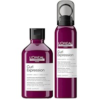 Shampoo Hidratante 300ml + Spray Rizos y Ondas LOreal Curl Expression