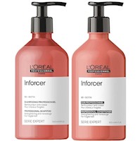 Shampoo Fortalecedor 500ml + Acondicionador LOreal Inforcer