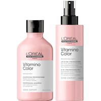 Shampoo Cabello Teñido 300ml + Spray 10 En 1 LOreal Vitamino Color