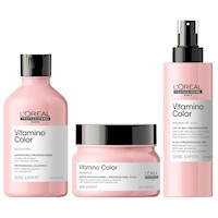 Shampoo 300ml + Mascarilla + Spray LOreal Vitamino Color