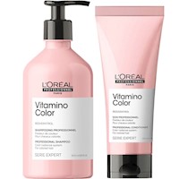 Shampoo Cabello Teñido 500ml + Conditioner 200ml LOreal Vitamino Color
