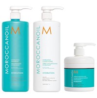 Shampoo 1000ml + Acondicionador + Mascarilla Moroccanoil Hydration