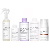 Olaplex N°0 + N°3 + N°4P + N°5 + N° 6 Tratamiento Cabello Rubio