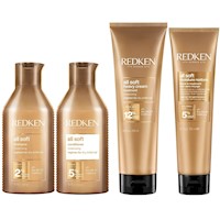 Shampoo 300ml + Acondicionador + Mascarilla + Crema Redken All Soft