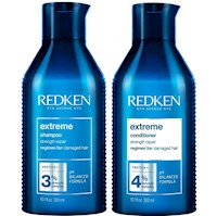 Shampoo Reparador 300ml + Acondicionador Redken Extreme