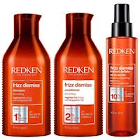 Shampoo 300ml + Acondicionador + Sérum Redken Frizz Dismiss