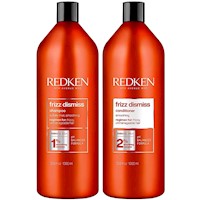 Shampoo Sin Sal Anti Frizz 1000ml +Acondicionador Redken Frizz Dismiss